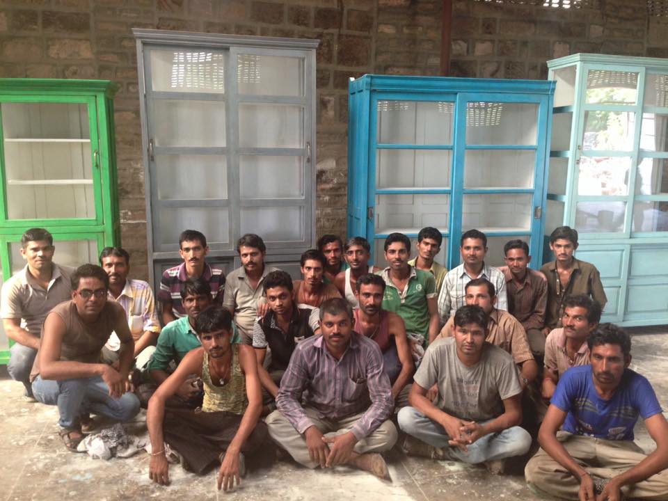 Kast van Klaas - Het team in India